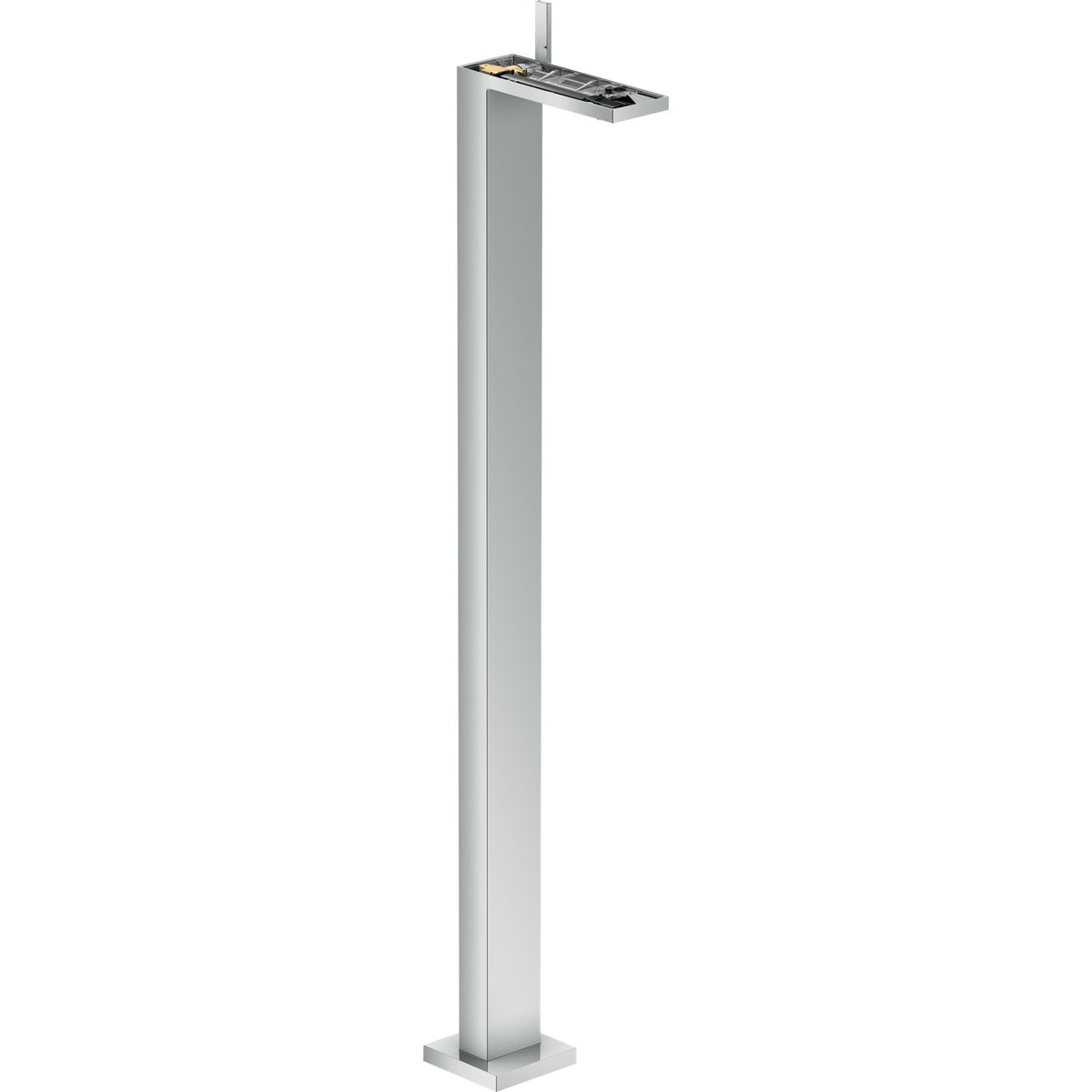 AXOR-MyEdition-Single-lever-basin-mixer-floor-standing-with-push-open-waste-set-without-plate-Chrome-47042000