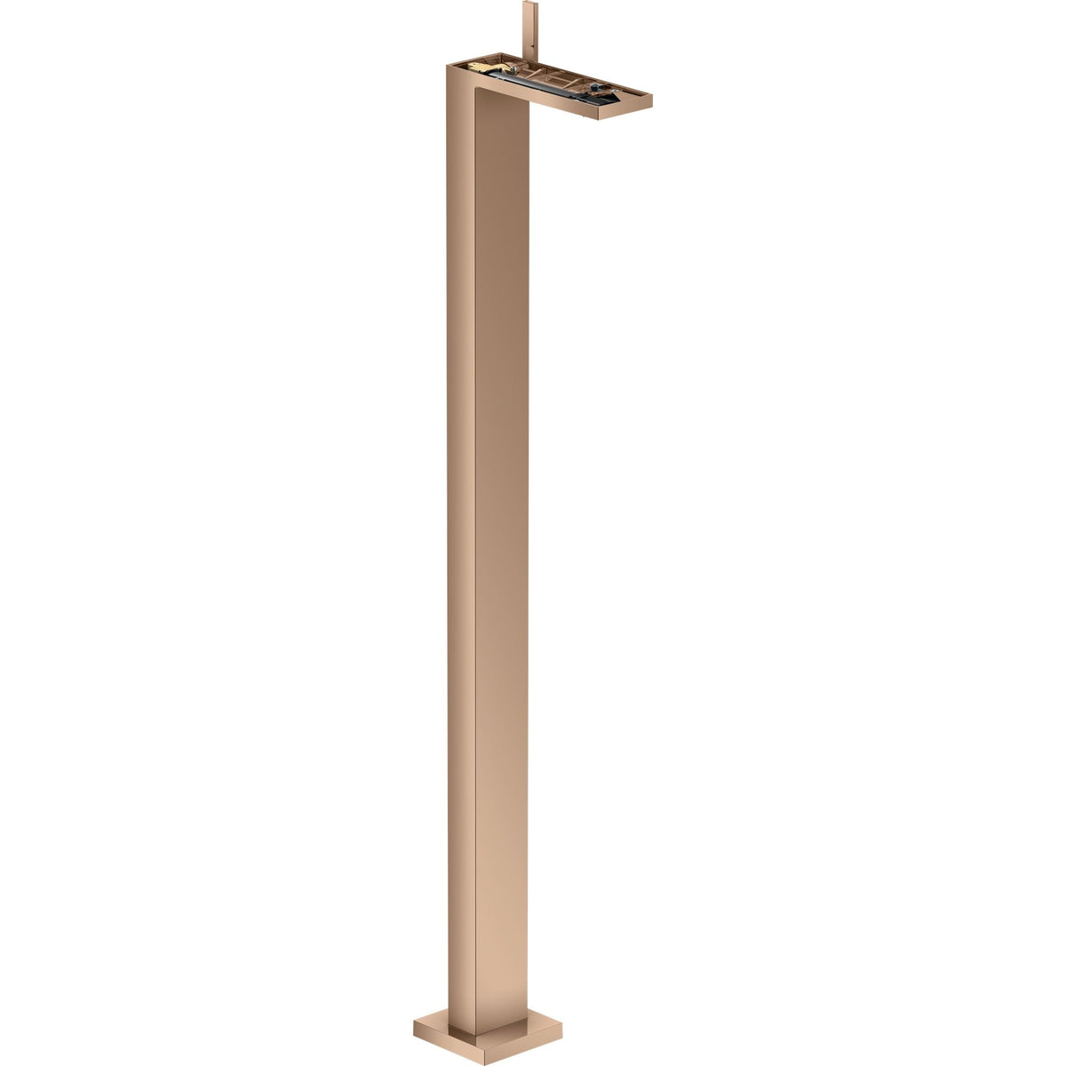 AXOR-MyEdition-Single-lever-basin-mixer-floor-standing-with-push-open-waste-set-without-plate-Polished-Red-Gold-47042300