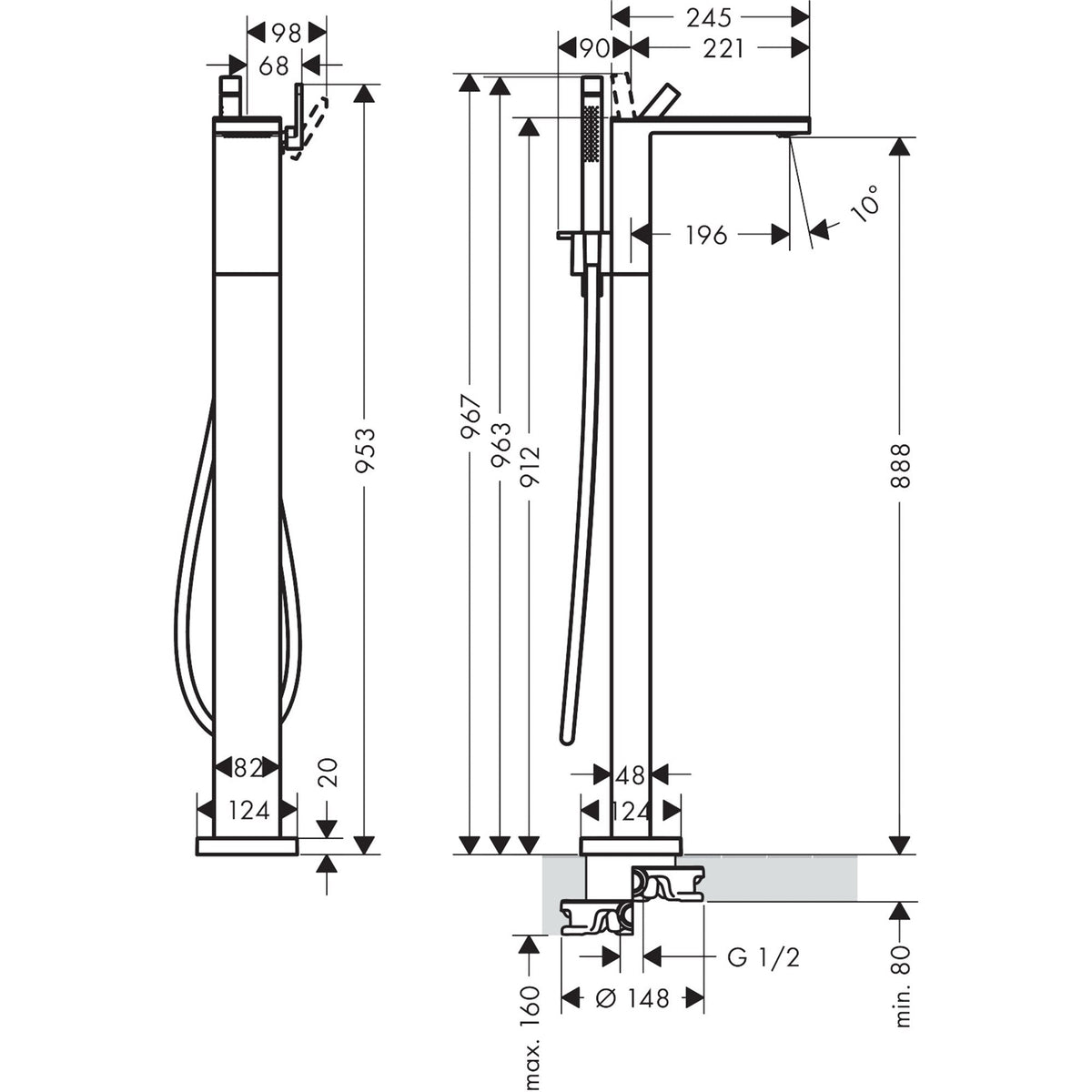 AXOR-MyEdition-Single-lever-bath-mixer-floor-standing-47440-technical-03