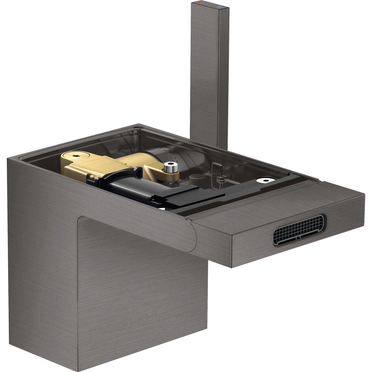AXOR-MyEdition-Single-lever-bidet-mixer-with-push-open-waste-set-without-plate-Brushed-Black-Chrome-47212340