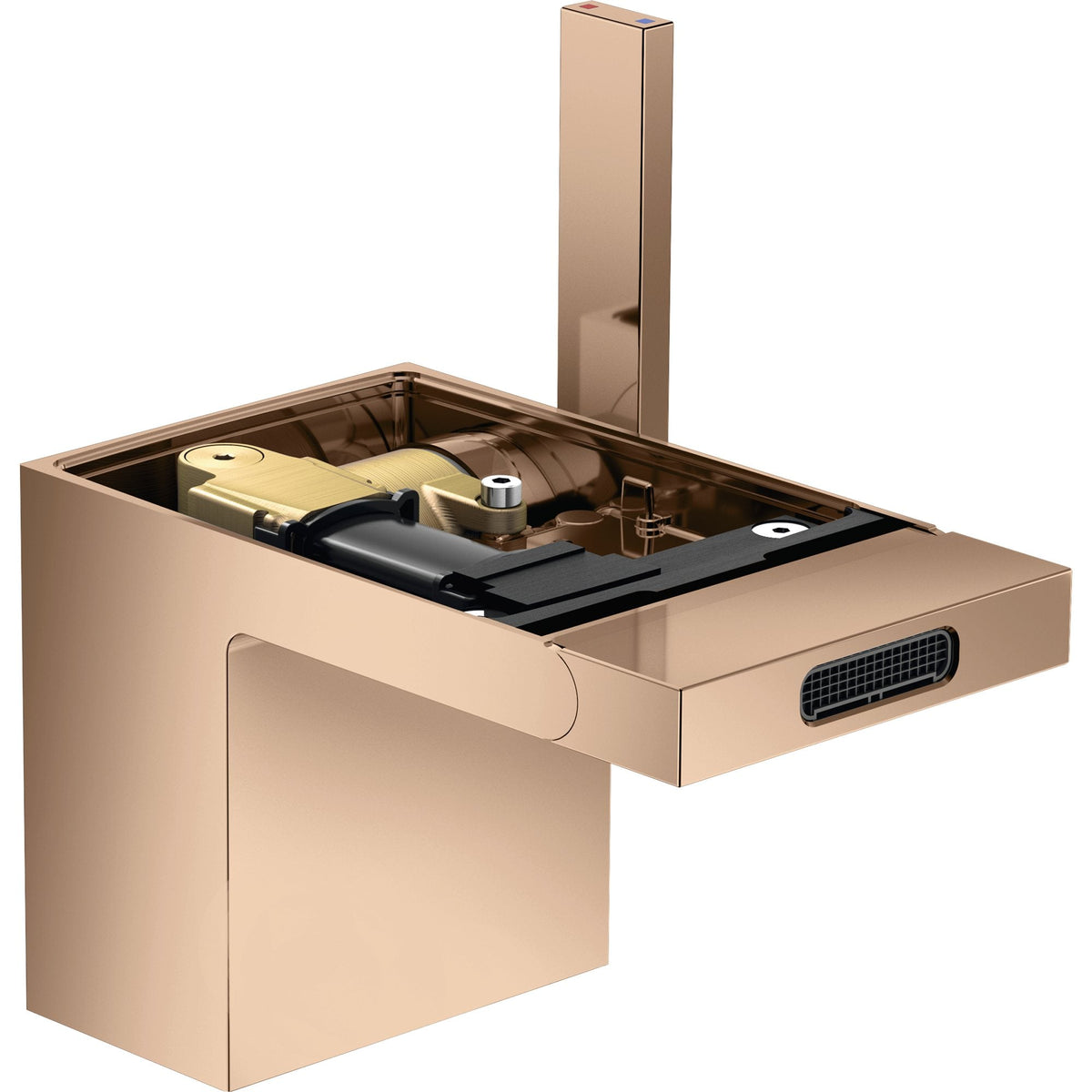 AXOR-MyEdition-Single-lever-bidet-mixer-with-push-open-waste-set-without-plate-Polished-Red-Gold-47212300