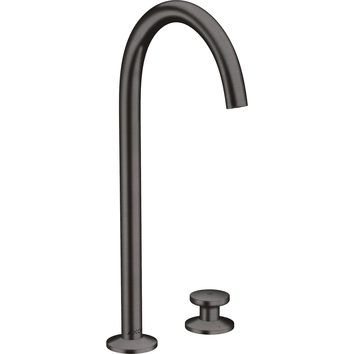 AXOR-One-2-hole-basin-mixer-Select-260-with-push-open-waste-set-Brushed-Black-Chrome-48060340