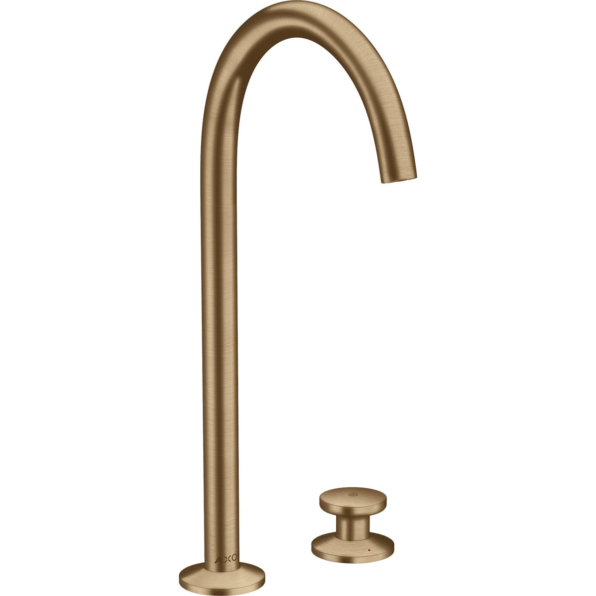 AXOR-One-2-hole-basin-mixer-Select-260-with-push-open-waste-set-Brushed-Bronze-48060140