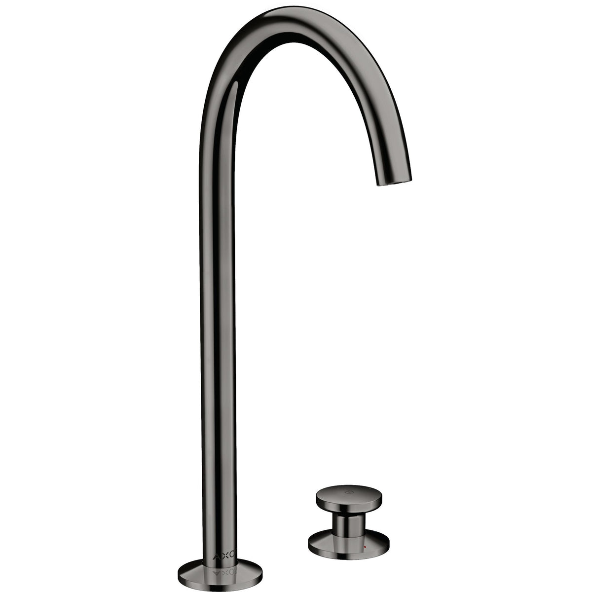 AXOR-One-2-hole-basin-mixer-Select-260-with-push-open-waste-set-Polished-Black-Chrome-48060330