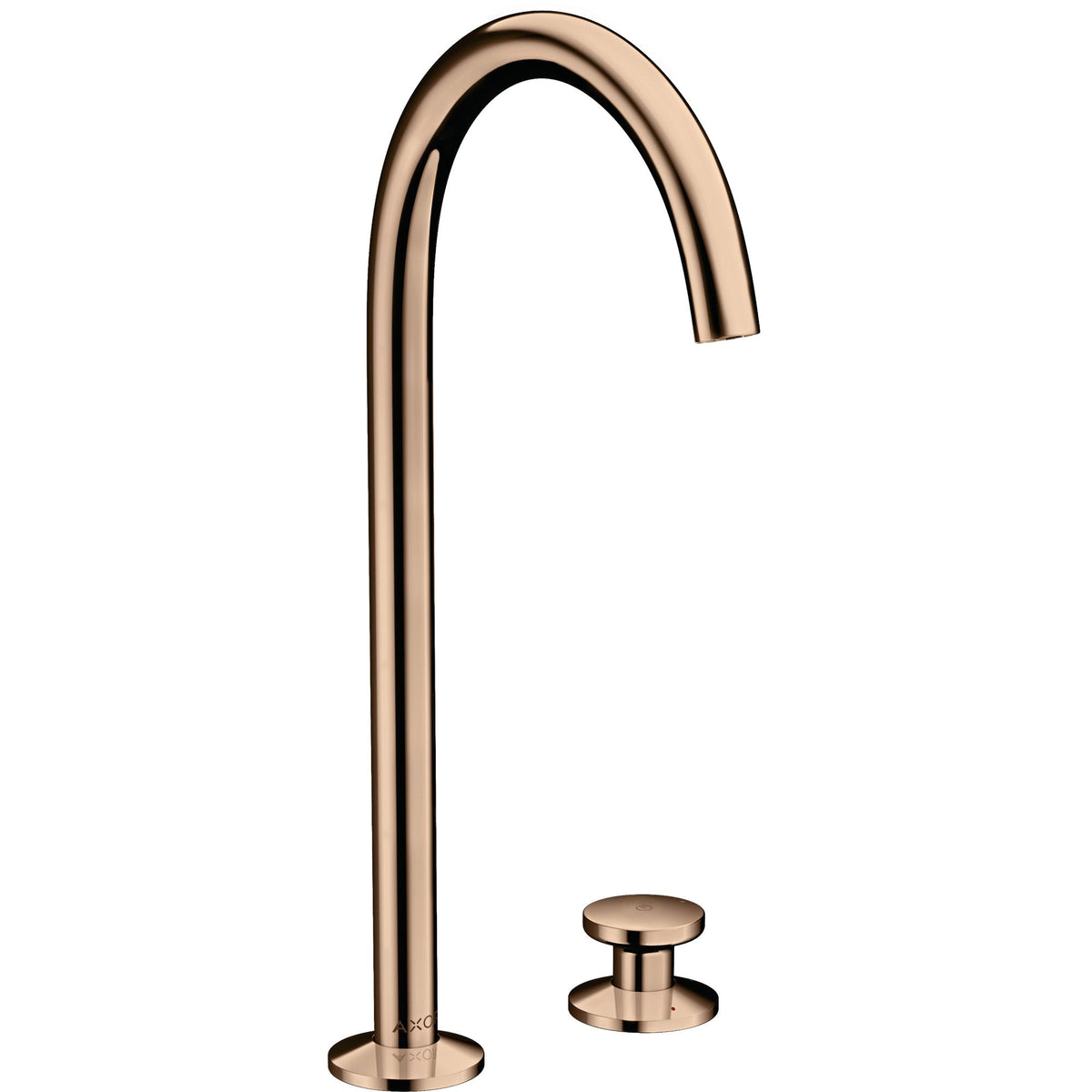 AXOR-One-2-hole-basin-mixer-Select-260-with-push-open-waste-set-Polished-Red-Gold-48060300