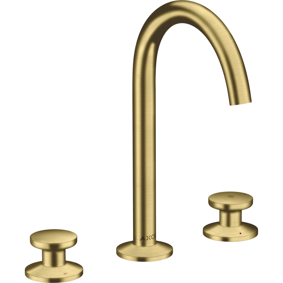 AXOR-One-3-hole-basin-mixer-Select-170-with-push-open-waste-set-Brushed-Brass-48070950