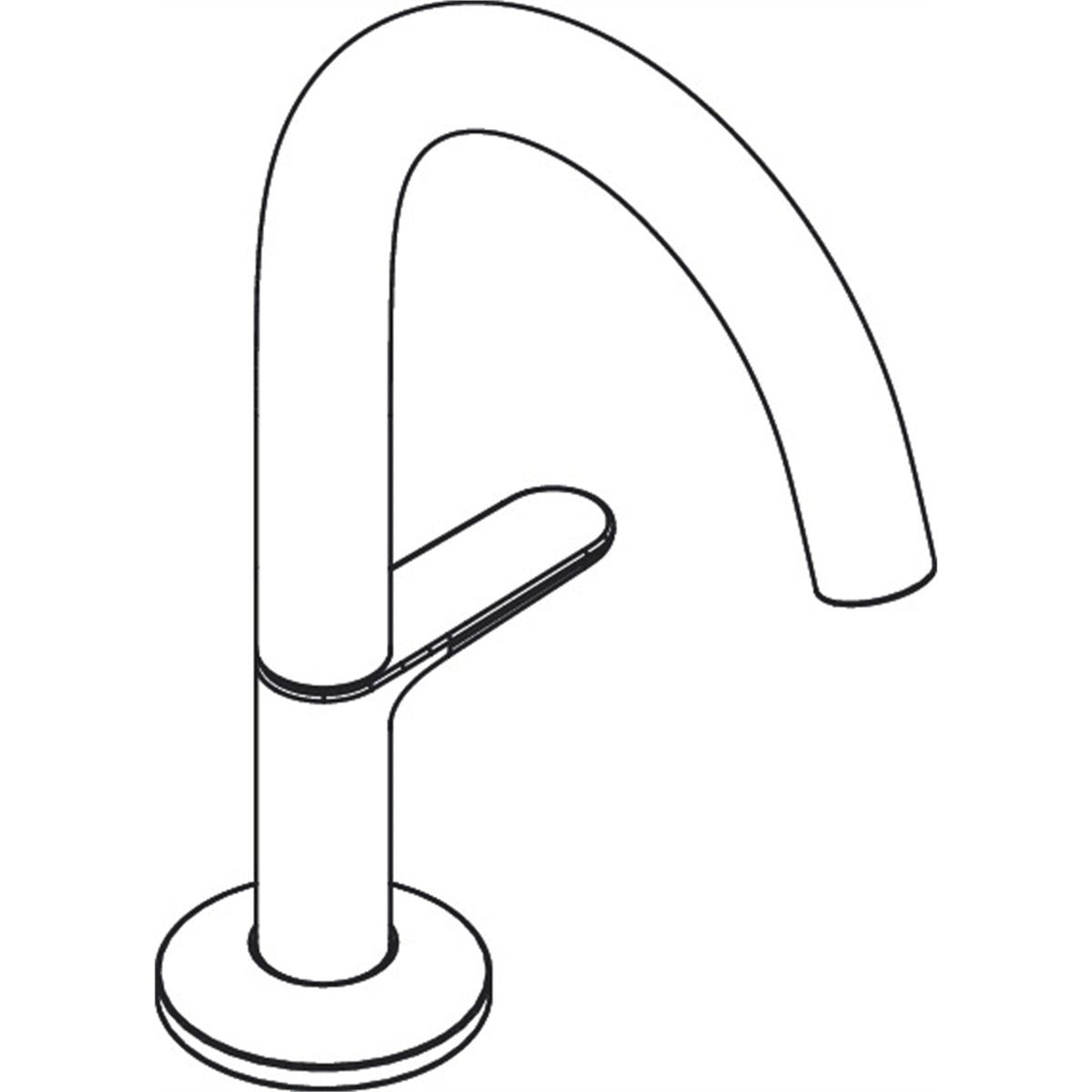 AXOR-One-Basin-mixer-Select-140-with-push-open-waste-set-48010-technical-02