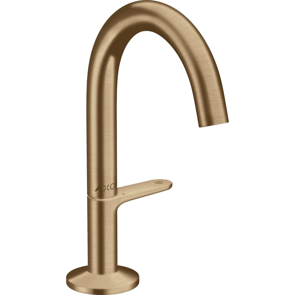 AXOR-One-Basin-mixer-Select-140-with-push-open-waste-set-Brushed-Bronze-48010140
