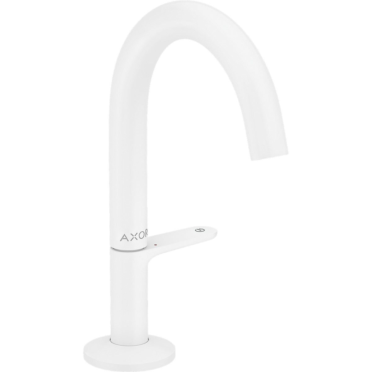 AXOR-One-Basin-mixer-Select-140-with-push-open-waste-set-Matt-White-48010700