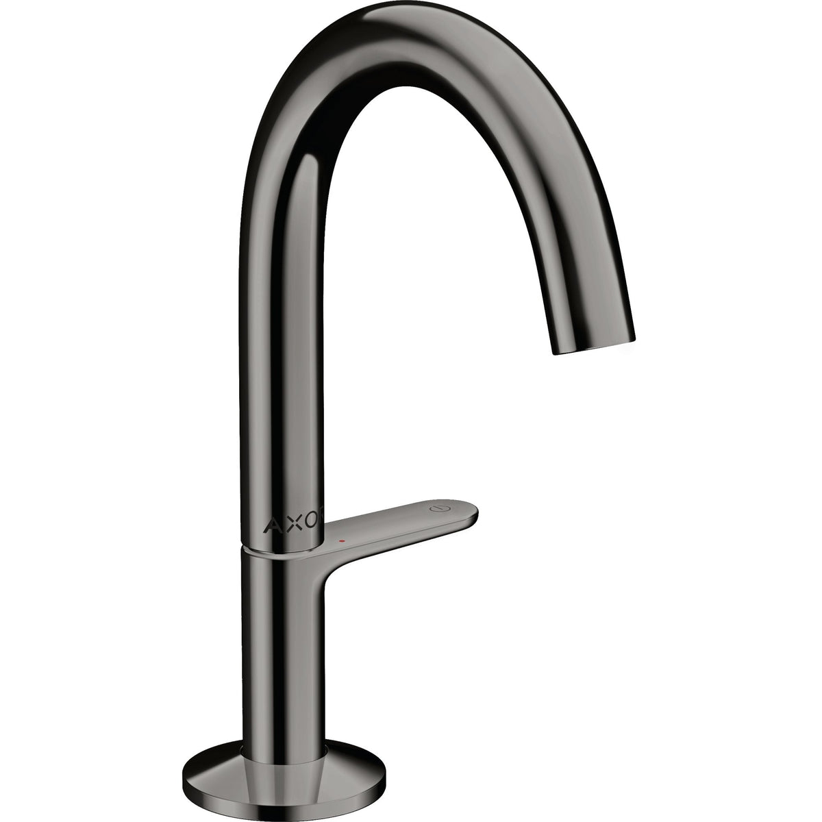 AXOR-One-Basin-mixer-Select-140-with-push-open-waste-set-Polished-Black-Chrome-48010330