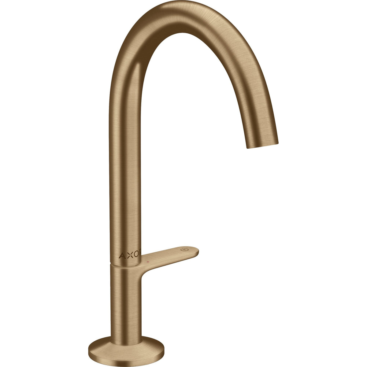 AXOR-One-Basin-mixer-Select-170-with-push-open-waste-set-Brushed-Bronze-48020140