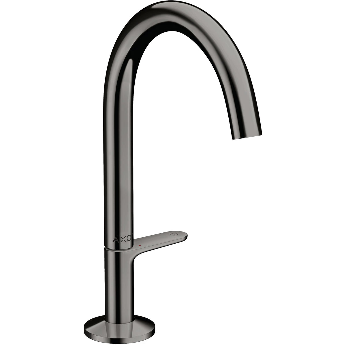 AXOR-One-Basin-mixer-Select-170-with-push-open-waste-set-Polished-Black-Chrome-48020330