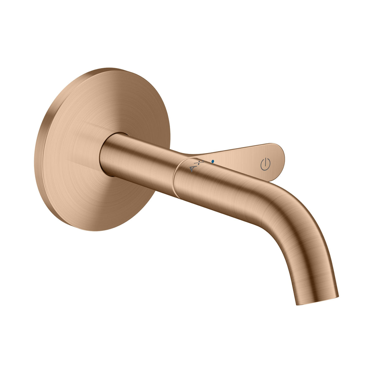 AXOR-One-Basin-mixer-for-concealed-installation-wall-mounted-Select-with-spout-160-mm-Brushed-Red-Gold-48180310
