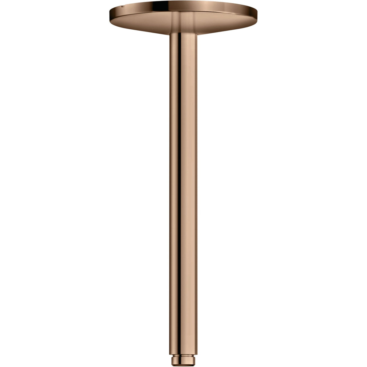 AXOR-One-Ceiling-connector-300-mm-for-overhead-shower-280-1jet-Polished-Red-Gold-48495300