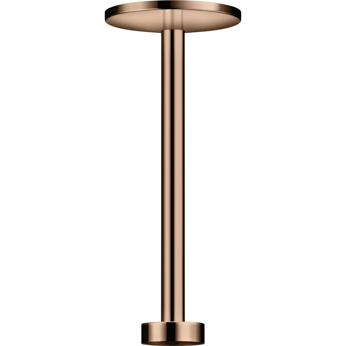 AXOR-One-Ceiling-connector-300-mm-for-overhead-shower-280-2jet-Polished-Red-Gold-48496300