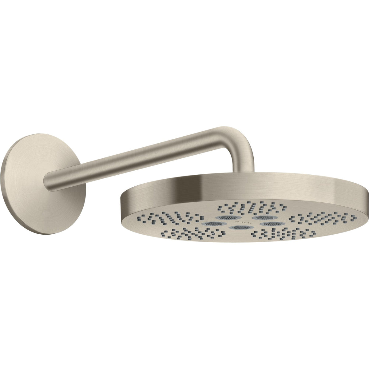 AXOR-One-Overhead-shower-280-1jet-with-shower-arm-Brushed-Nickel-48491820