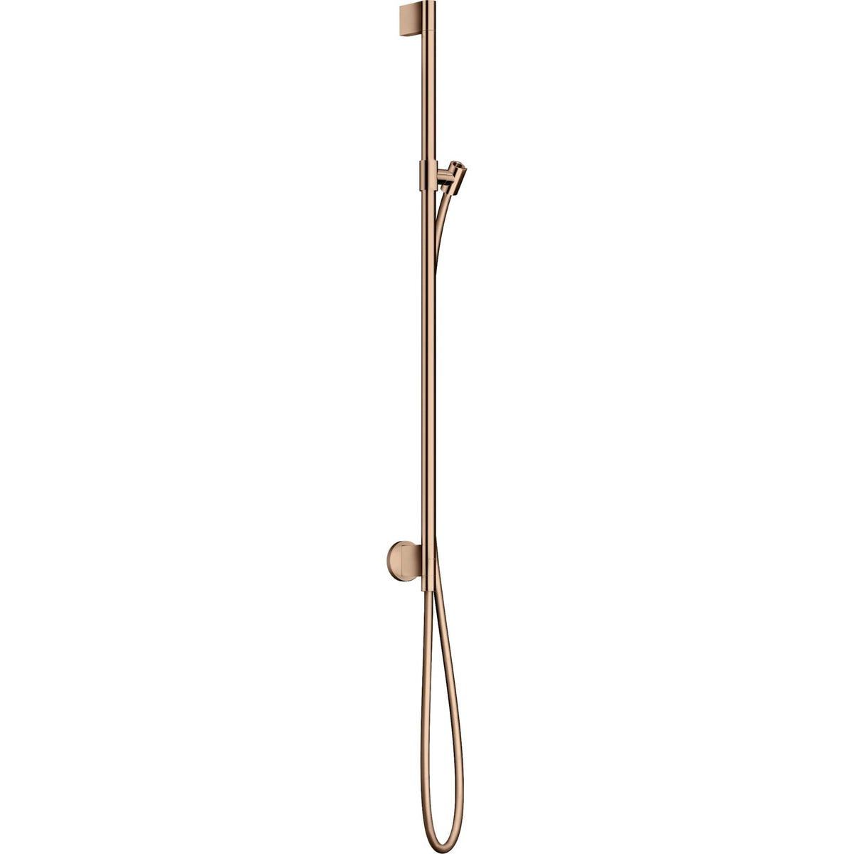 AXOR-One-Shower-bar-0-90-m-with-wall-connection-and-shower-hose-1-60-m-Polished-Red-Gold-48792300