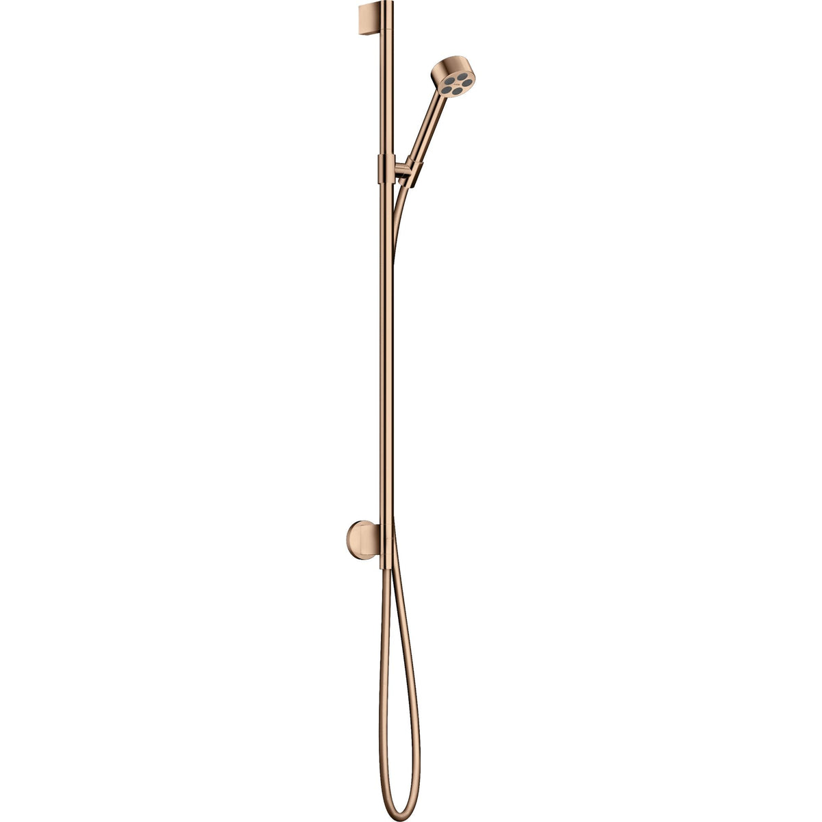 AXOR-One-Shower-set-75-1jet-EcoSmart-with-wall-connection-Polished-Red-Gold-48791300