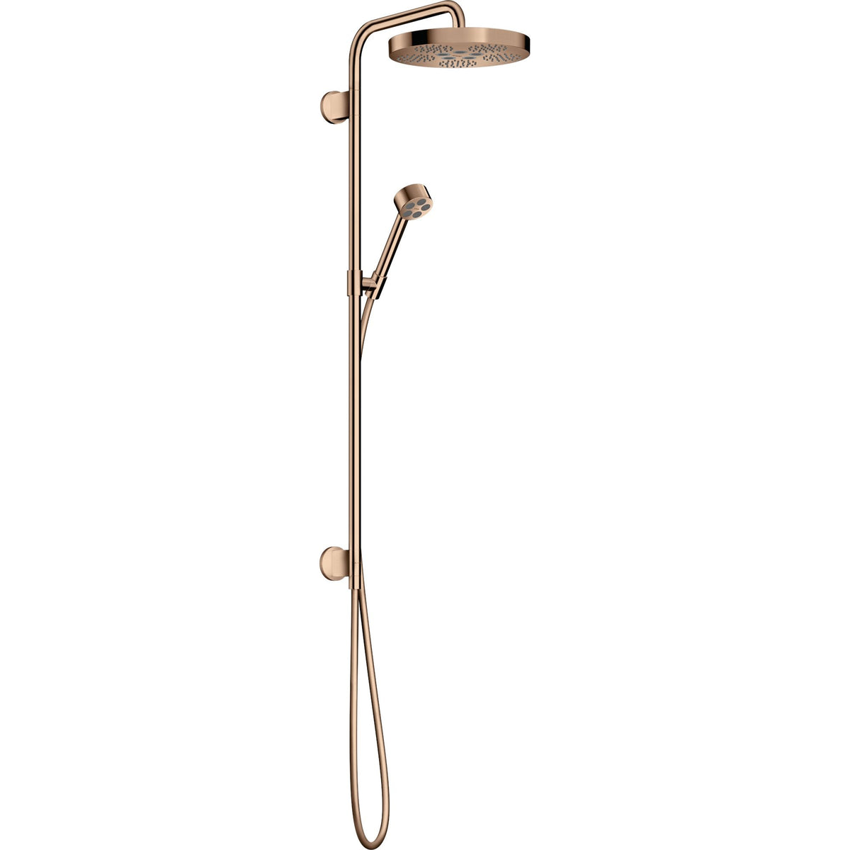 AXOR-One-Showerpipe-280-1jet-for-concealed-installation-Polished-Red-Gold-48790300