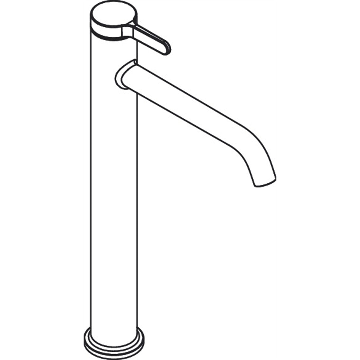AXOR-One-Single-lever-basin-mixer-260-with-lever-handle-for-wash-bowls-with-waste-set-48002-technical-02
