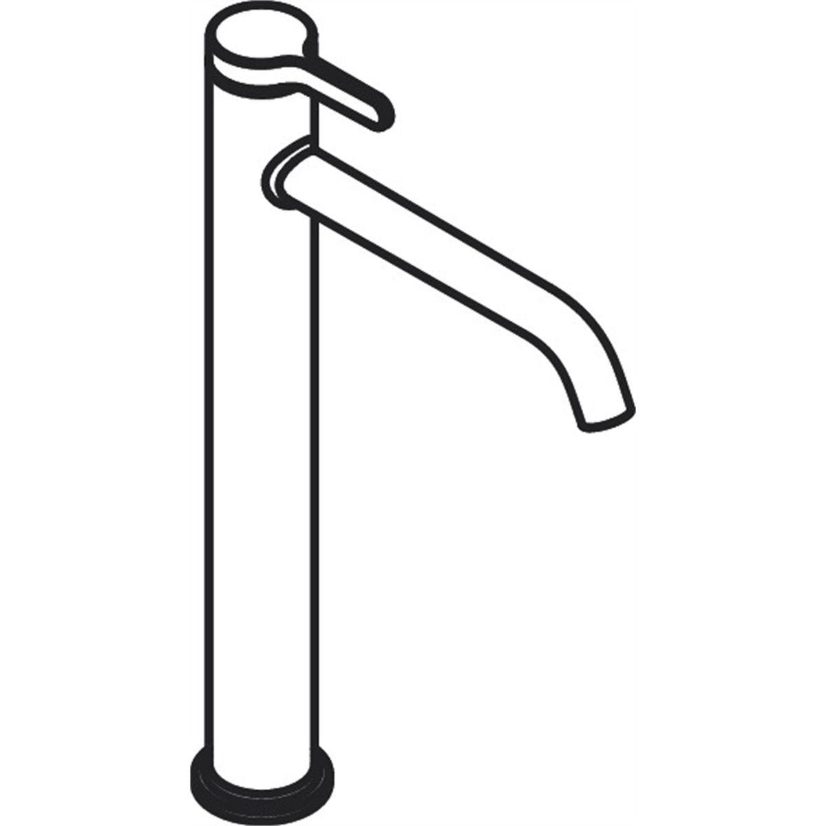 AXOR-One-Single-lever-basin-mixer-260-with-lever-handle-for-wash-bowls-with-waste-set-48002-technical-03