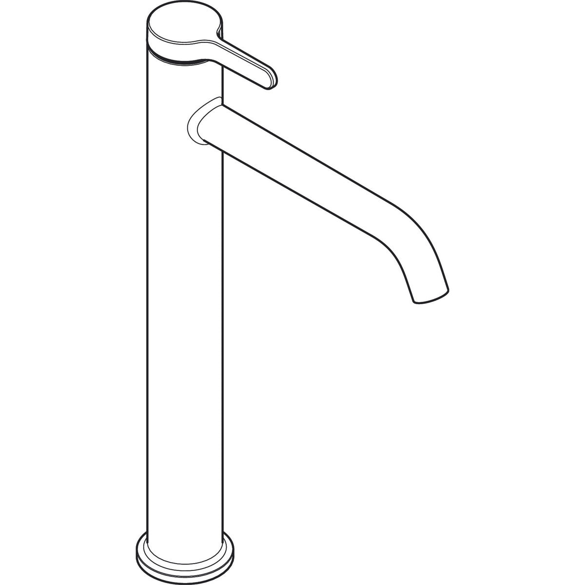 AXOR-One-Single-lever-basin-mixer-260-with-lever-handle-for-wash-bowls-with-waste-set-48002-technical-04