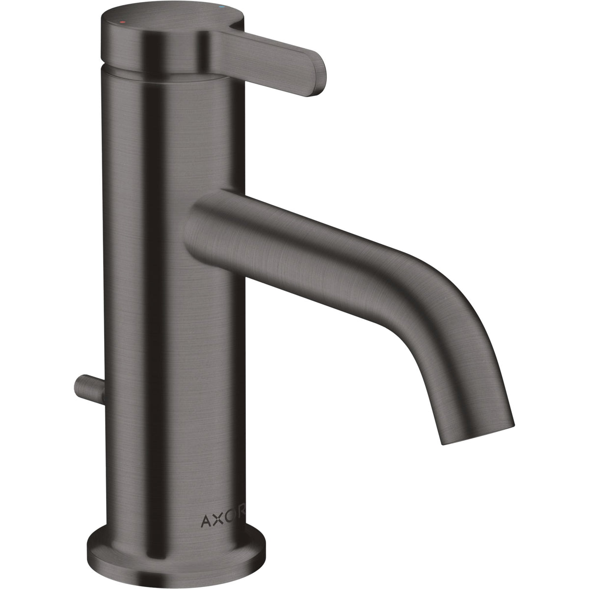 AXOR-One-Single-lever-basin-mixer-70-with-lever-handle-and-pop-up-waste-set-Brushed-Black-Chrome-48000340