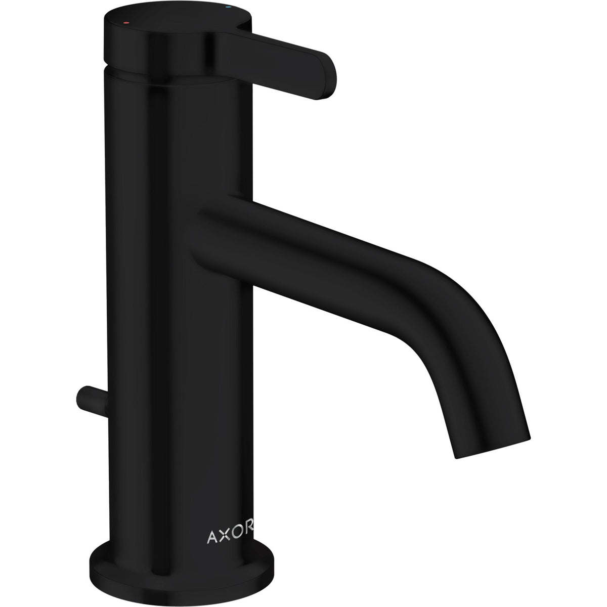 AXOR-One-Single-lever-basin-mixer-70-with-lever-handle-and-pop-up-waste-set-Matt-Black-48000670