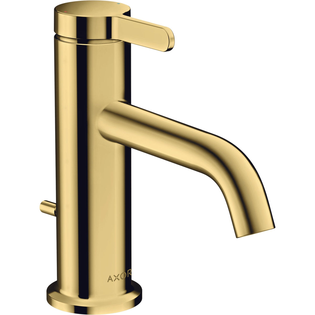 AXOR-One-Single-lever-basin-mixer-70-with-lever-handle-and-pop-up-waste-set-Polished-Gold-Optic-48000990
