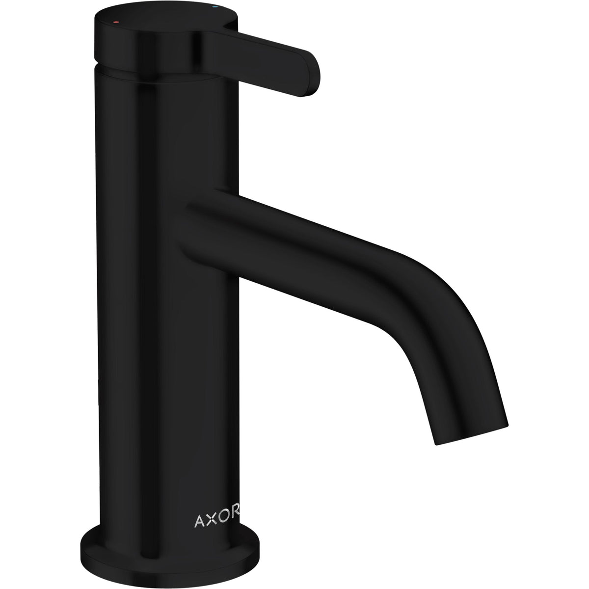 AXOR-One-Single-lever-basin-mixer-70-with-lever-handle-and-waste-set-Matt-Black-48001670