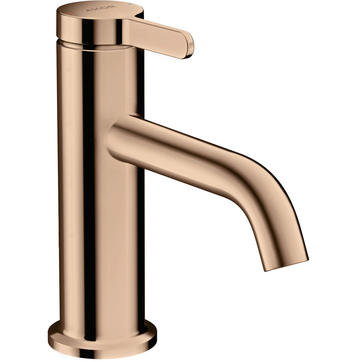 AXOR-One-Single-lever-basin-mixer-70-with-lever-handle-and-waste-set-Polished-Red-Gold-48001300