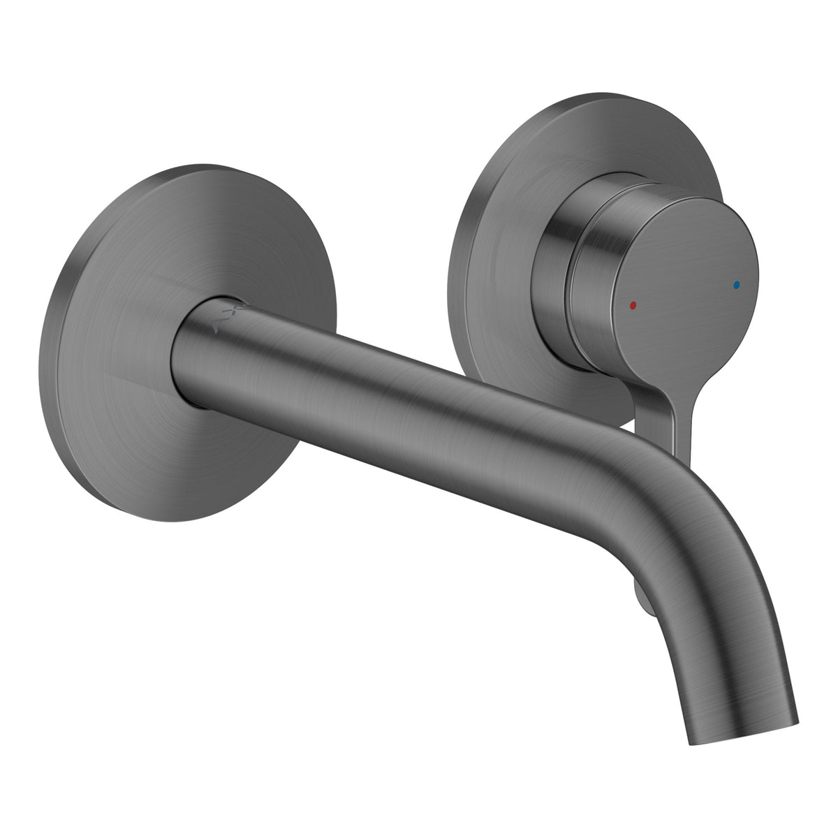 AXOR-One-Single-lever-basin-mixer-for-concealed-installation-wall-mounted-with-lever-handle-and-spout-160-mm-Brushed-Black-Chrome-48170340