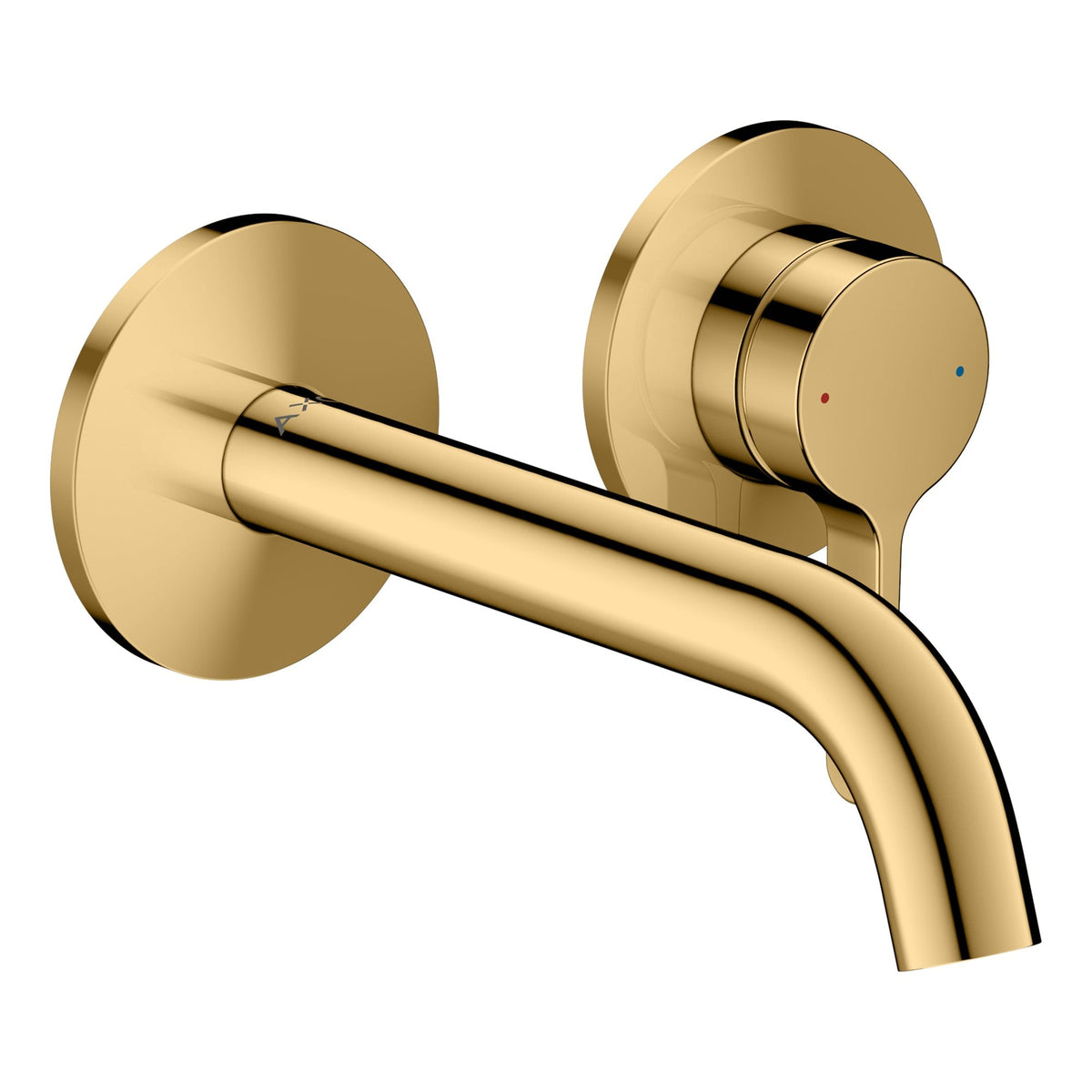 AXOR-One-Single-lever-basin-mixer-for-concealed-installation-wall-mounted-with-lever-handle-and-spout-160-mm-Polished-Gold-Optic-48170990