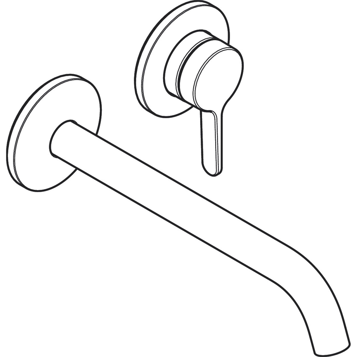 AXOR-One-Single-lever-basin-mixer-for-concealed-installation-wall-mounted-with-lever-handle-and-spout-220-mm-48120-technical-03