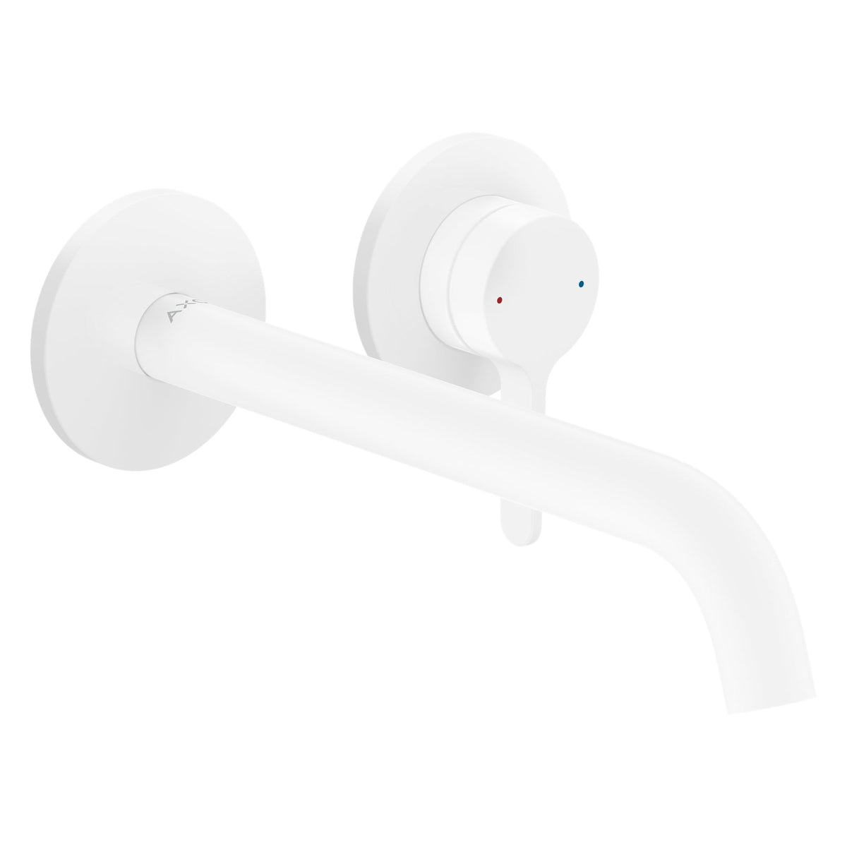 AXOR-One-Single-lever-basin-mixer-for-concealed-installation-wall-mounted-with-lever-handle-and-spout-220-mm-Matt-White-48120700