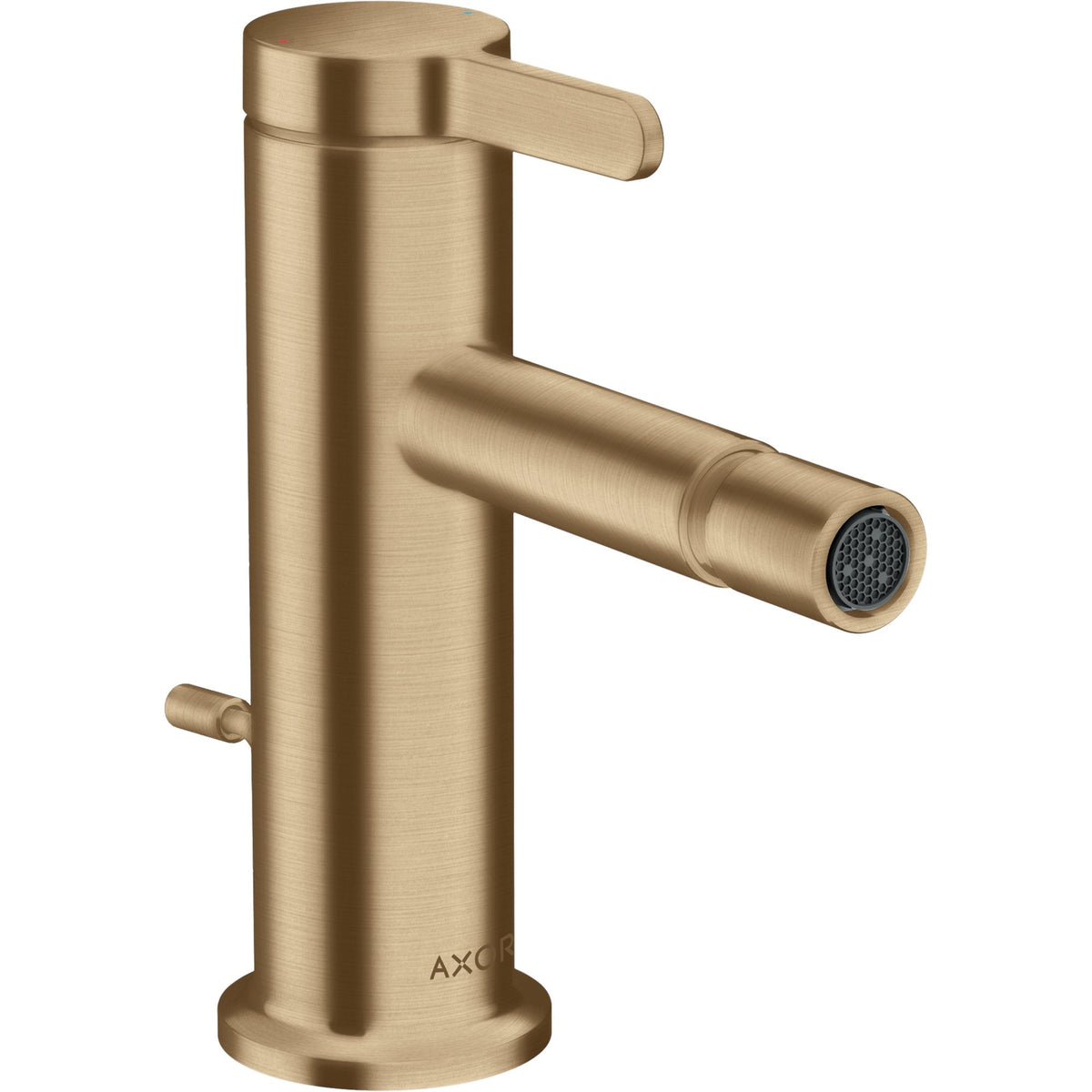 AXOR-One-Single-lever-bidet-mixer-with-pop-up-waste-set-Brushed-Bronze-48210140