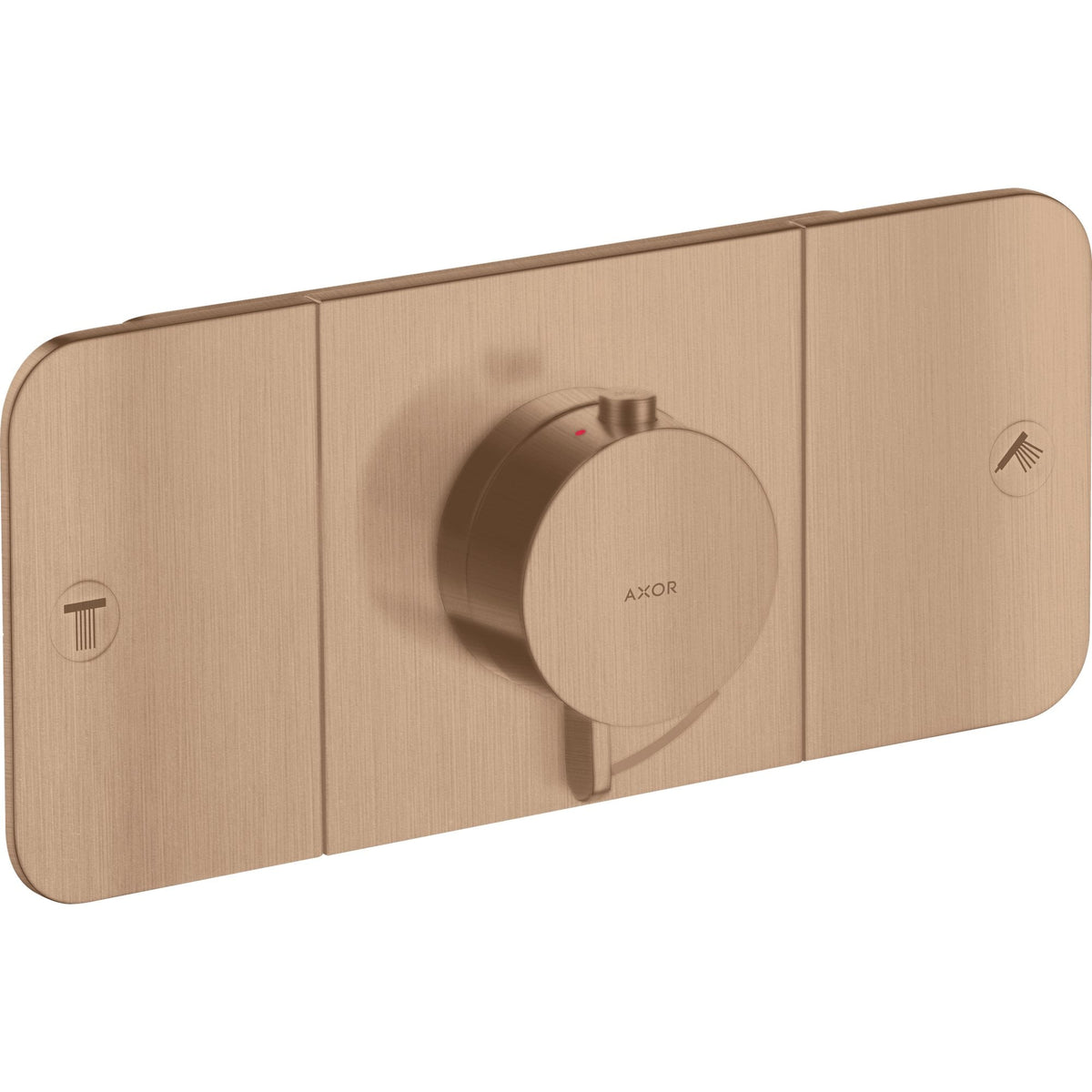 AXOR-One-Thermostatic-module-for-concealed-installation-for-2-functions-Brushed-Red-Gold-45712310