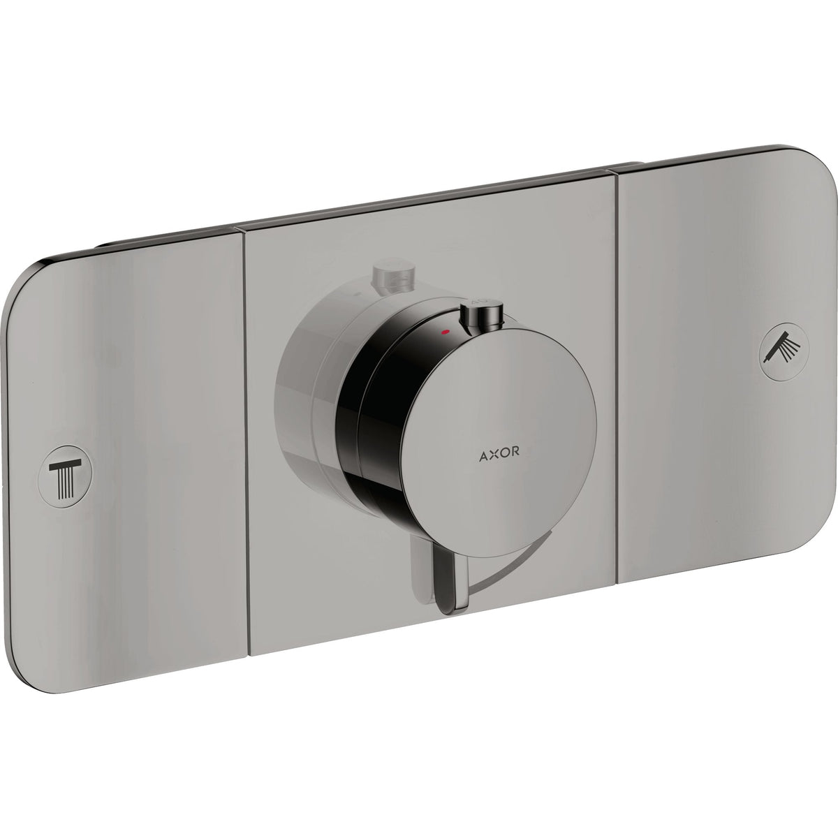 AXOR-One-Thermostatic-module-for-concealed-installation-for-2-functions-Polished-Black-Chrome-45712330