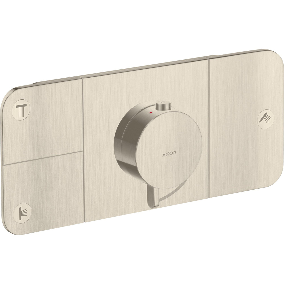 AXOR-One-Thermostatic-module-for-concealed-installation-for-3-functions-Brushed-Nickel-45713820