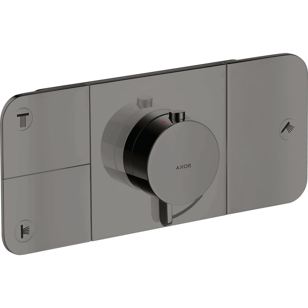 AXOR-One-Thermostatic-module-for-concealed-installation-for-3-functions-Polished-Black-Chrome-45713330