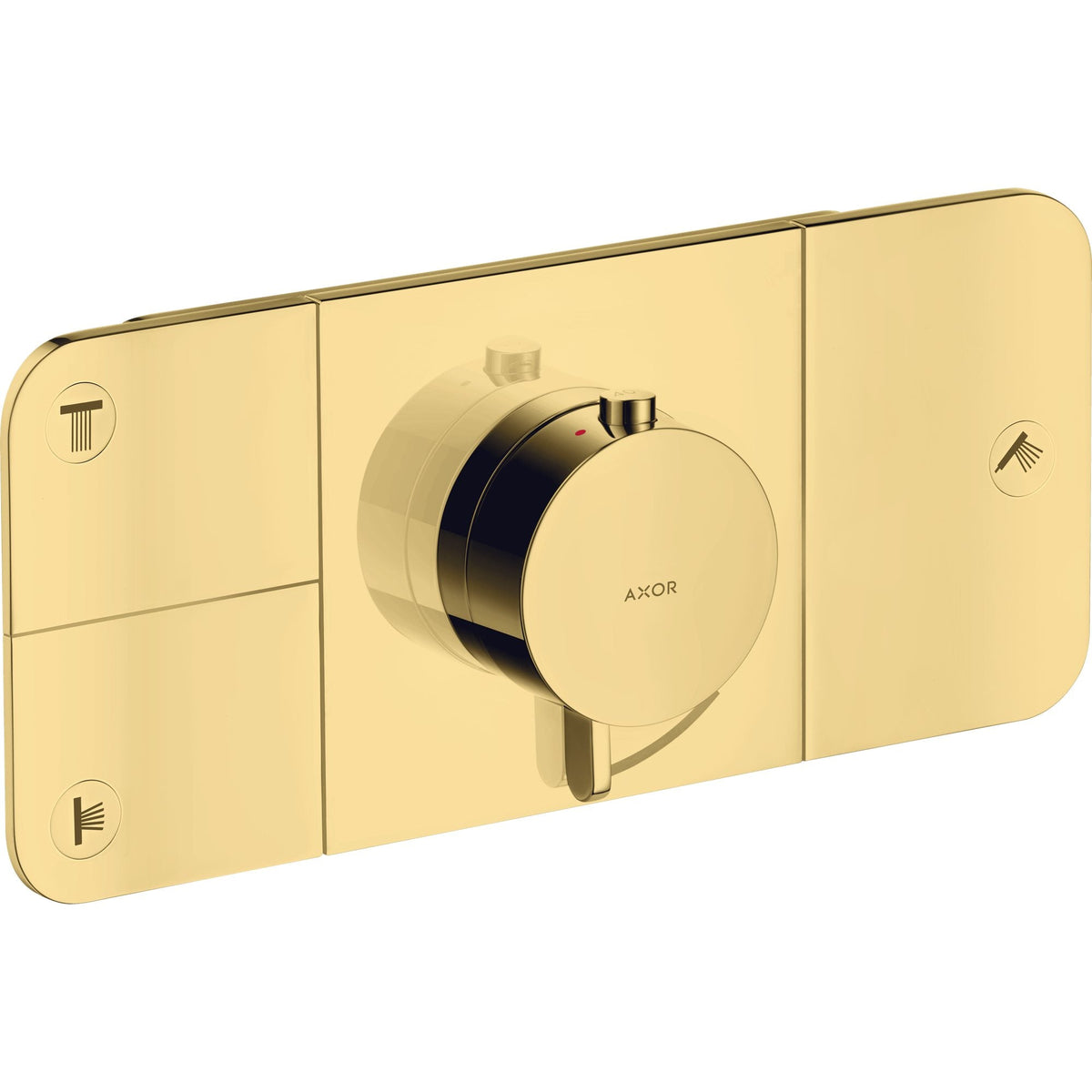 AXOR-One-Thermostatic-module-for-concealed-installation-for-3-functions-Polished-Gold-Optic-45713990