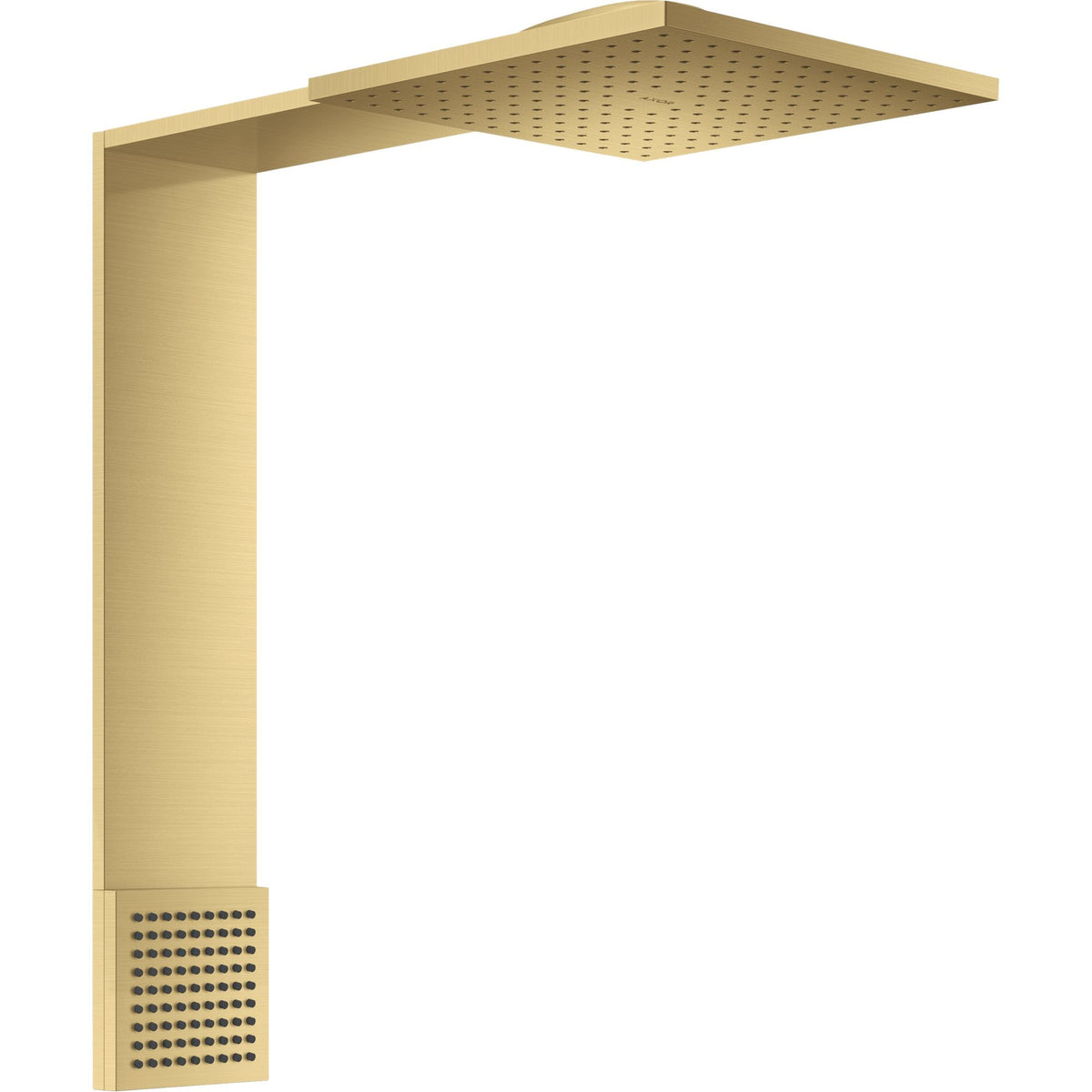 AXOR-ShowerComposition-Shower-module-250-250-2jet-with-shoulder-shower-Brushed-Gold-Optic-12594250