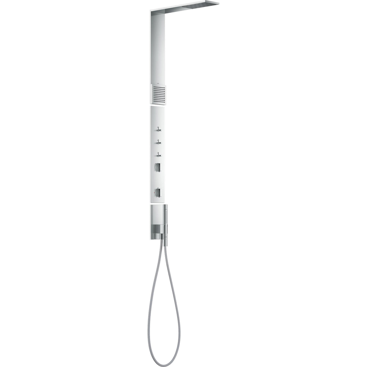 AXOR-ShowerComposition-Shower-panel-with-thermostat-overhead-shower-110-220-1jet-and-shoulder-shower-Chrome-12595000