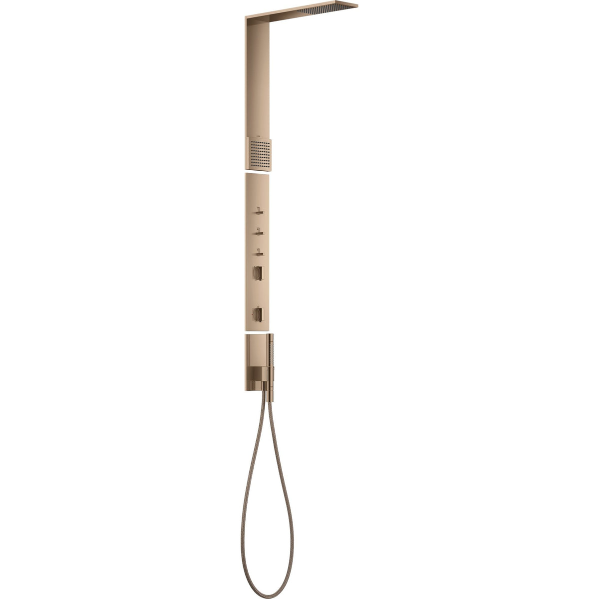 AXOR-ShowerComposition-Shower-panel-with-thermostat-overhead-shower-110-220-1jet-and-shoulder-shower-Polished-Red-Gold-12595300