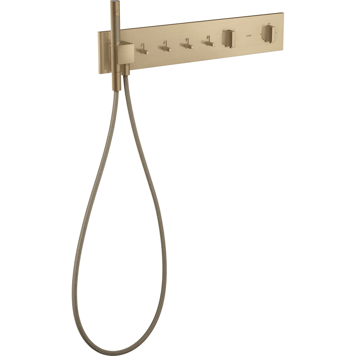 AXOR-ShowerComposition-Thermostatic-module-610-110-for-concealed-installation-for-4-functions-Brushed-Bronze-12573140