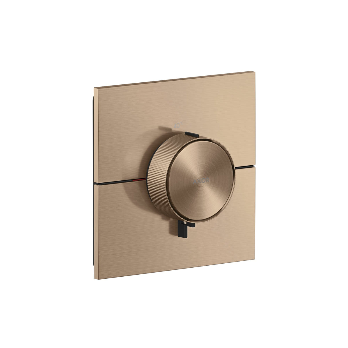 AXOR-ShowerSelect-ID-Thermostat-HighFlow-for-concealed-installation-square-Brushed-Red-Gold-36774310