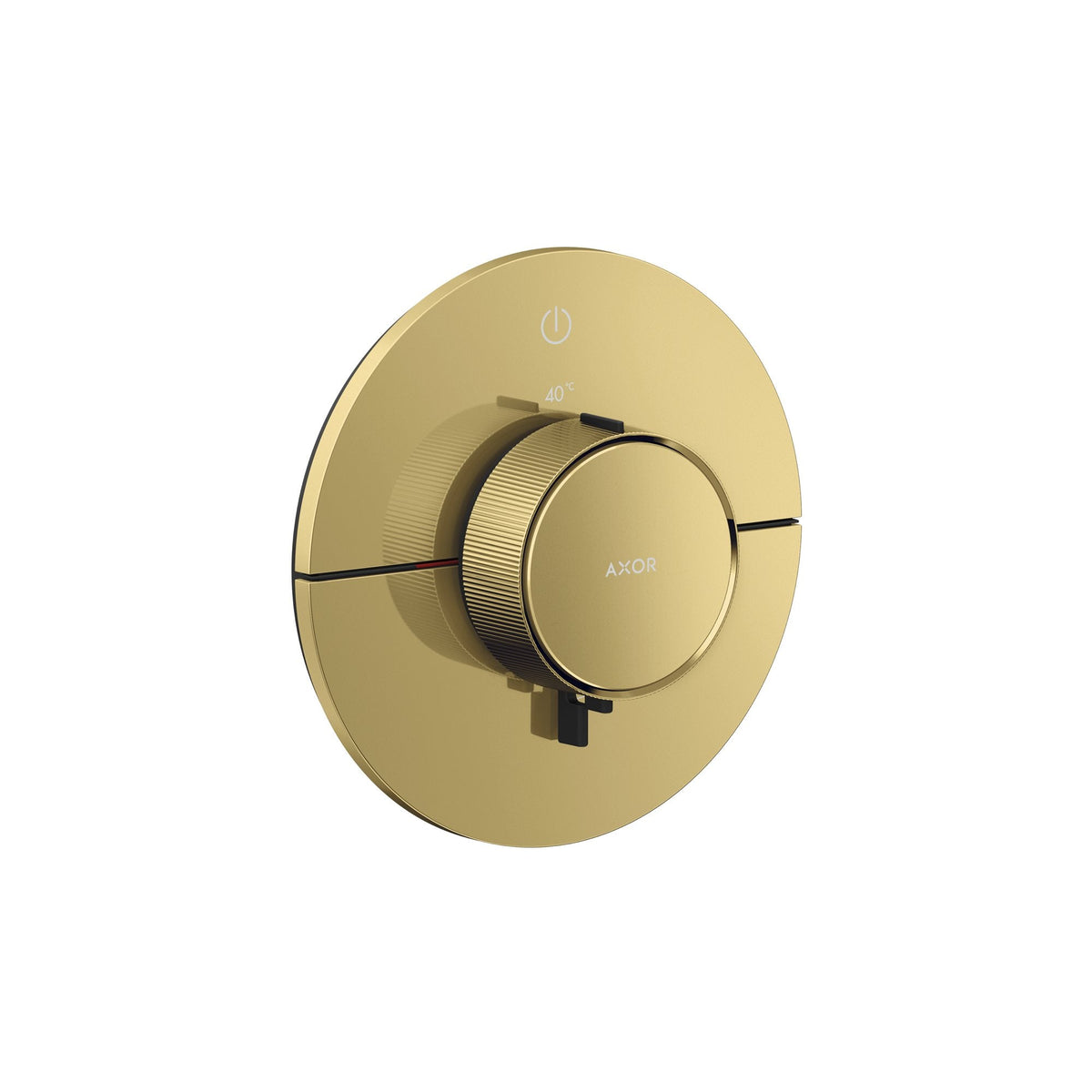 AXOR-ShowerSelect-ID-Thermostat-for-concealed-installation-round-for-1-function-Polished-Gold-Optic-36756990