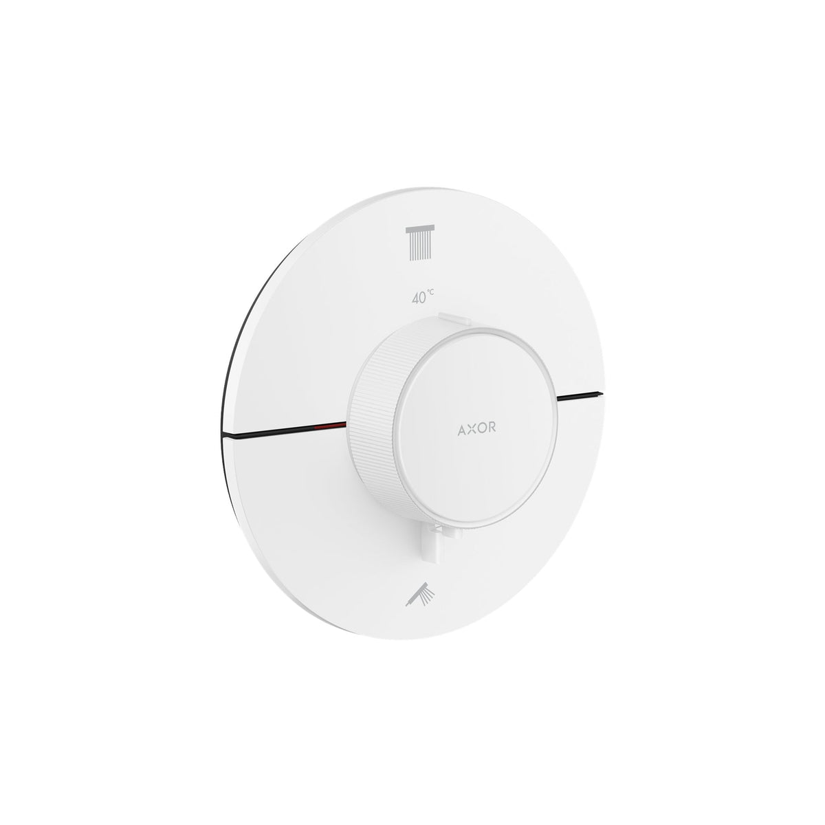 AXOR-ShowerSelect-ID-Thermostat-for-concealed-installation-round-for-2-functions-Matt-White-36750700