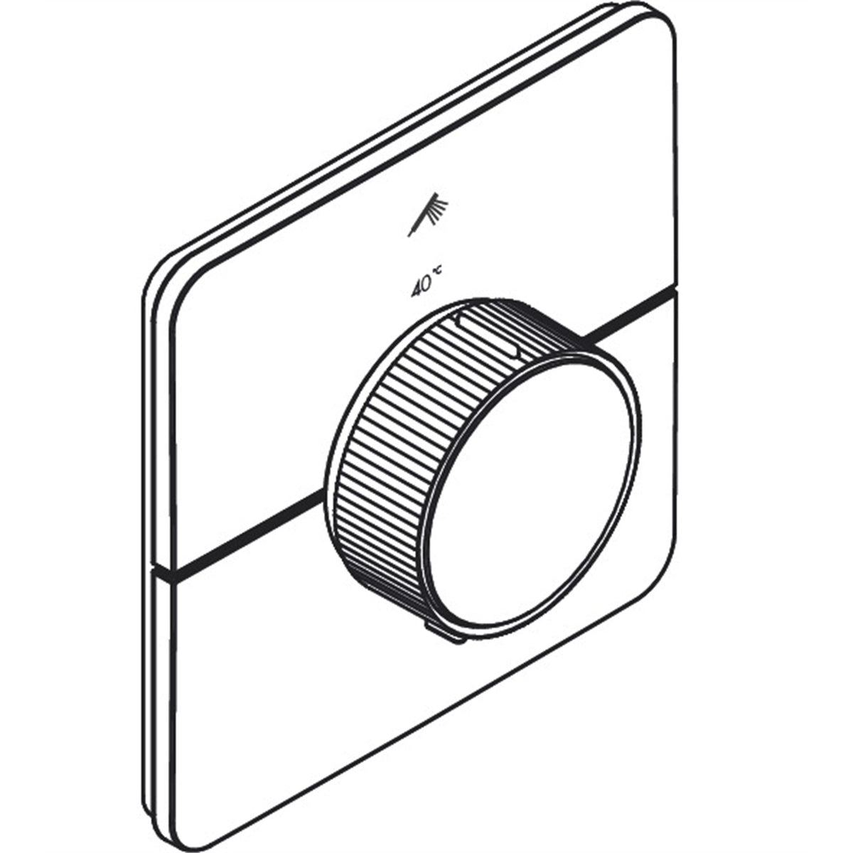 AXOR-ShowerSelect-ID-Thermostat-for-concealed-installation-softsquare-for-1-function-36758-technical-02
