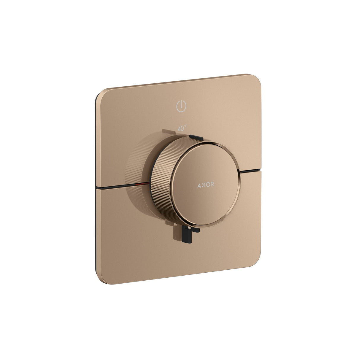 AXOR-ShowerSelect-ID-Thermostat-for-concealed-installation-softsquare-for-1-function-Polished-Red-Gold-36758300